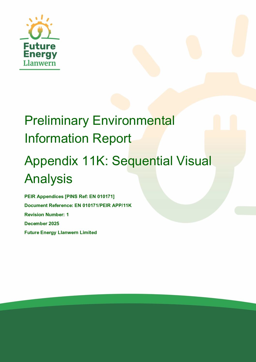 FEL PEIR Section 11 Appendix 11K Sequential Visual Analysis V4