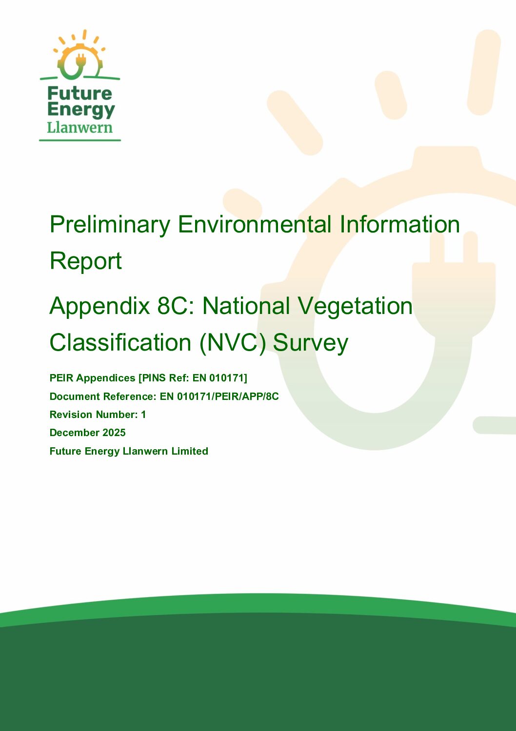 Future Energy Llanwern   PEIR Appendix 8C National Vegetation Classification Survey