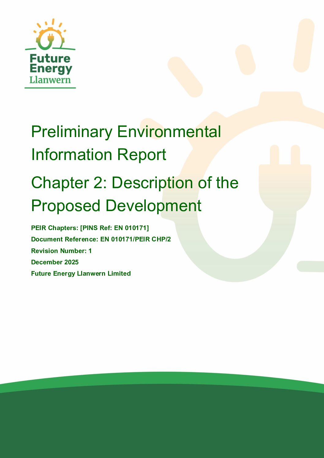 Future Energy Llanwern   PEIR Chapter 2 Description of the Proposed Development