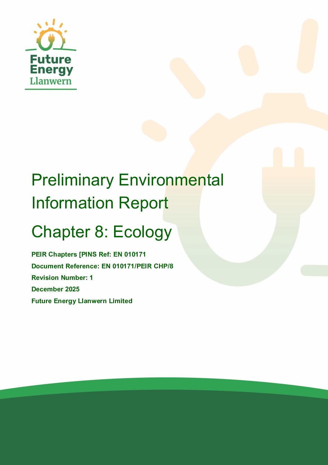 Future Energy Llanwern   PEIR Chapter 8 Ecology