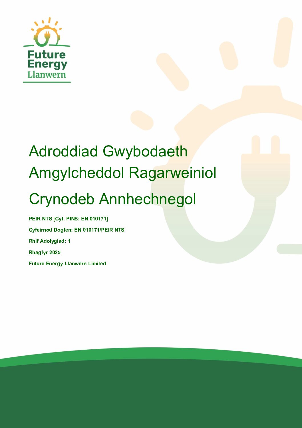 Future Energy Llanwern   PEIR Non Technical Summary_cymraeg