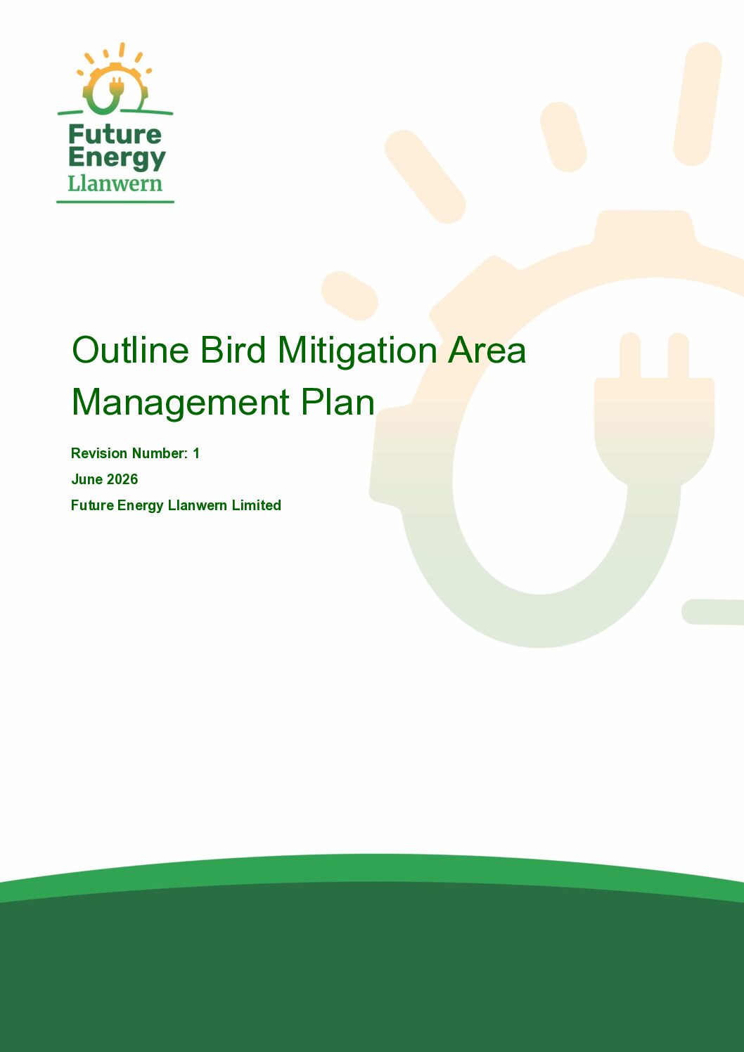Appendix B  Outline Bird Mitigation Area Management Plan oBMAMP
